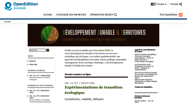 developpementdurable.revues.org