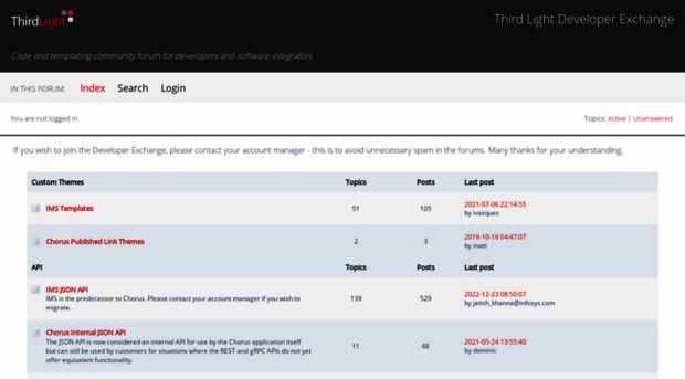 devexchange.thirdlight.com