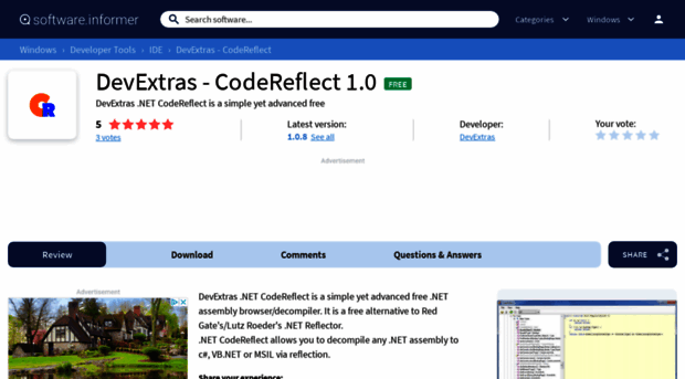 devextras-codereflect.software.informer.com