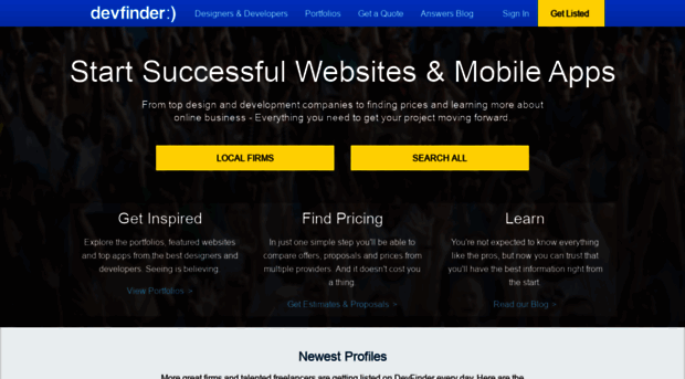 devfinder.com