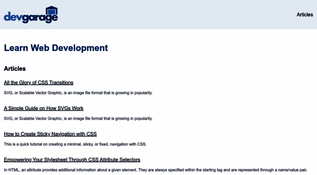 devgarage.com