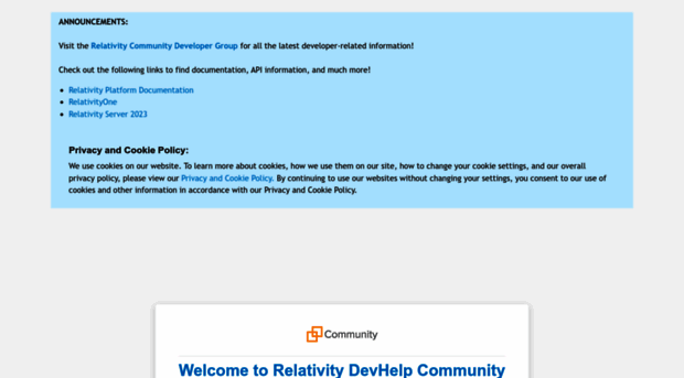 devhelp.relativity.com