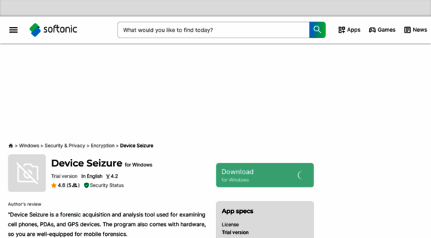 device-seizure.en.softonic.com