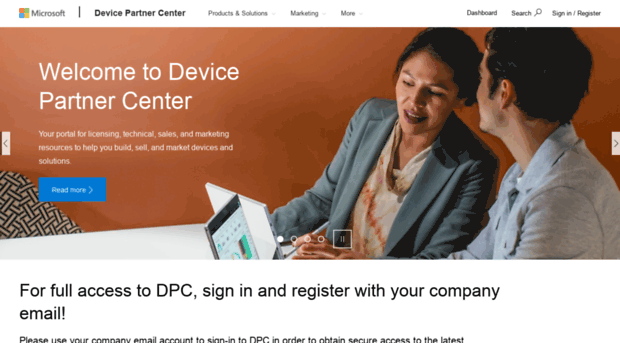 devicepartner.microsoft.com