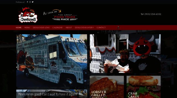 deviliciousfoodtruck.com