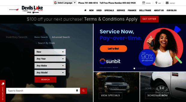 devilslakechryslercenter.net