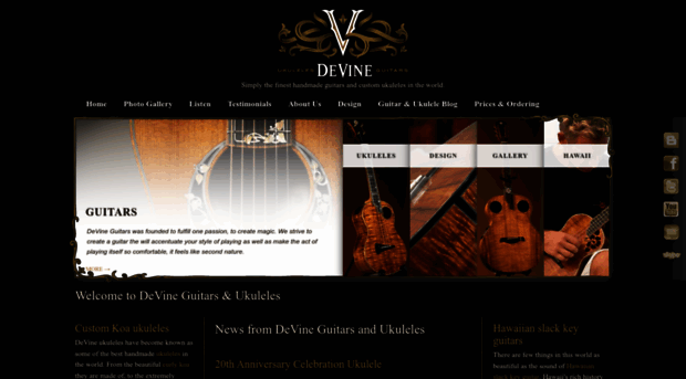 devineguitars.com