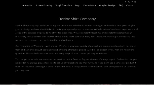 devineshirtcompany.ca