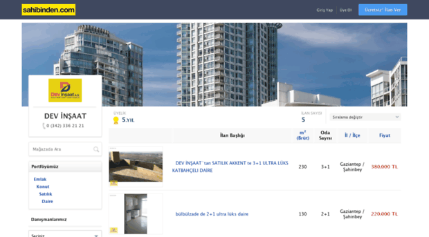 devinsaat.sahibinden.com