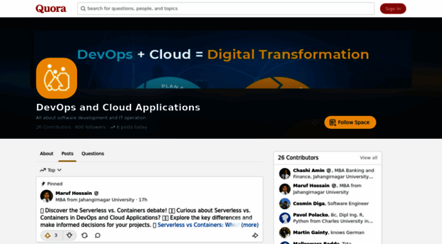 devopsandcloudapplications.quora.com