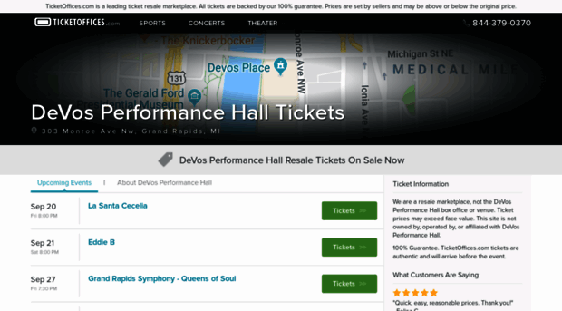 devosperformancehall.ticketoffices.com