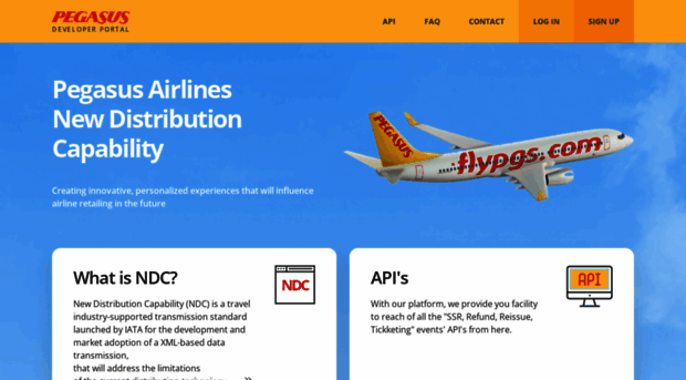 devportal.flypgs.com - Pegasus Airlines: NDC Develope... - Dev Portal ...