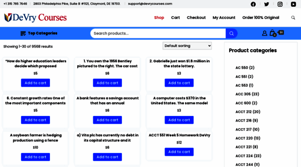 devrycourses.com