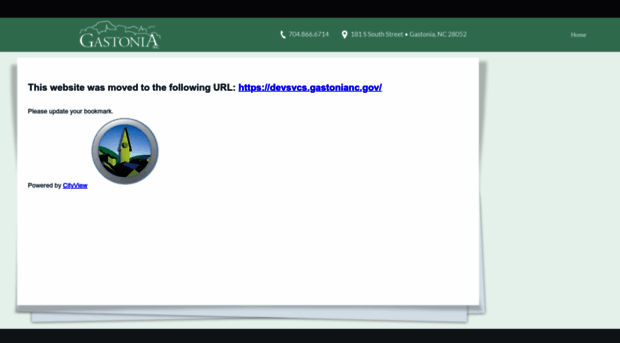 devsvcs.cityofgastonia.com