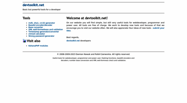 devtoolkit.net