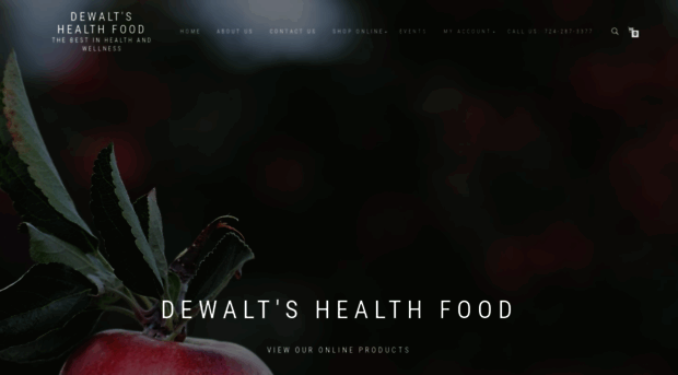 dewaltshealthfood.com