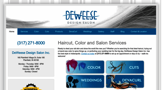 deweesedesignsaloninc.com