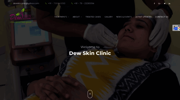 dewskinclinic.com