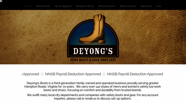 deyongsboots.com