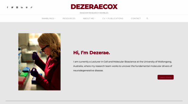 dezeraecox.com