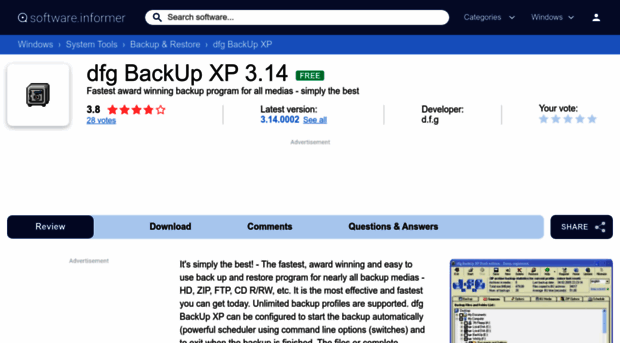 dfg-backup-xp.software.informer.com