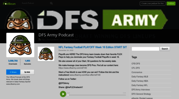 dfsarmy.podbean.com