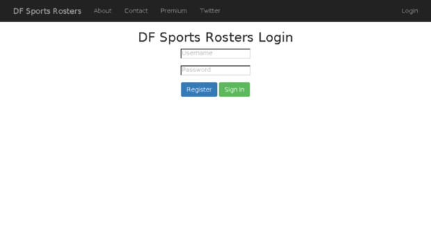 dfsportsrosters.com