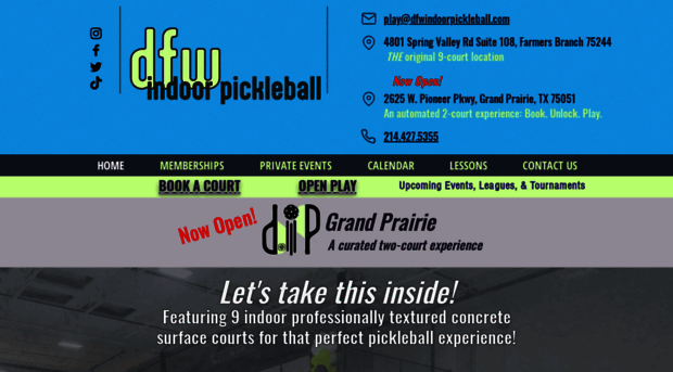 dfwindoorpickleball.com