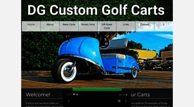 dgcustomgolfcarts.com