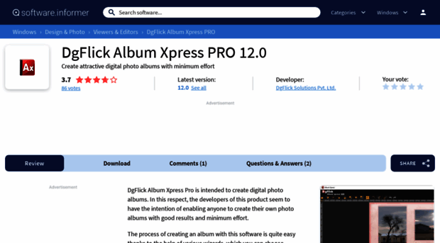 dgflick-album-xpress-pro.software.informer.com