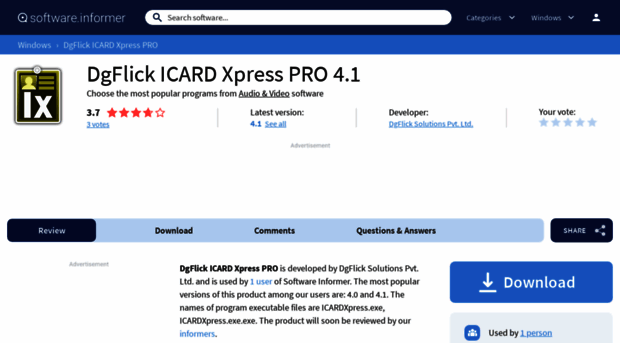 dgflick-icard-xpress-pro.software.informer.com