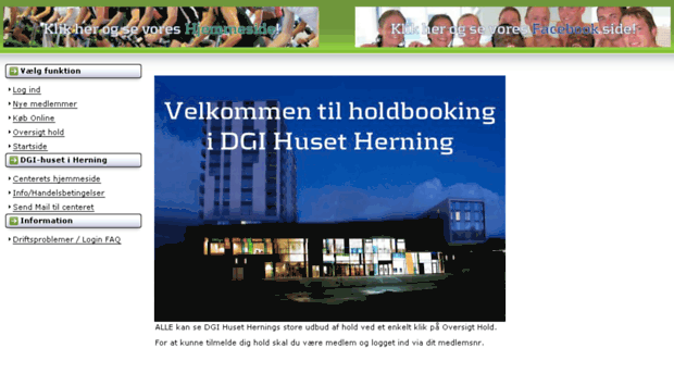 dgihusetherning.holdbooking.dk