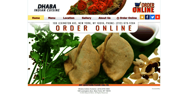 dhabaindiancuisinenyc.com