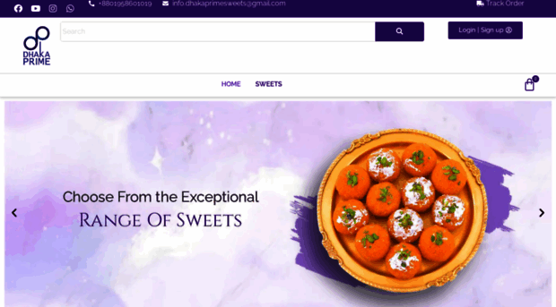 dhakaprimesweets.com