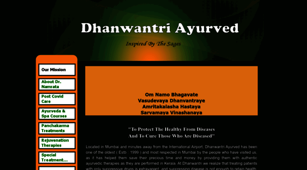 dhanwantriayurved.in