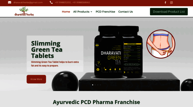 dharavatiherbs.com