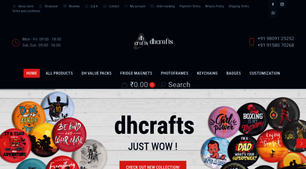 dhcrafts.in