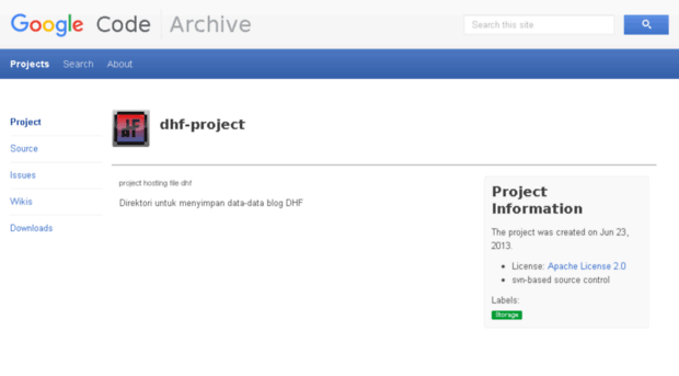 dhf-project.googlecode.com