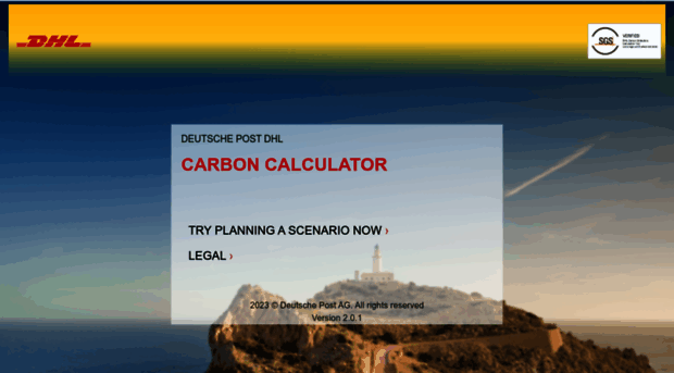 dhl-carboncalculator.com