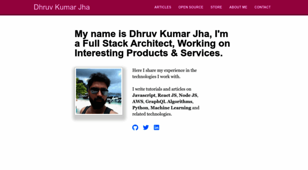 dhruvkumarjha.com