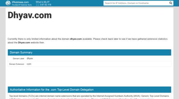 dhyav.com.ipaddress.com