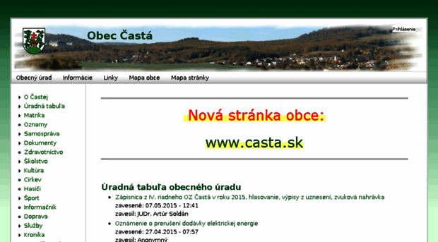 dhz.obec-casta.sk