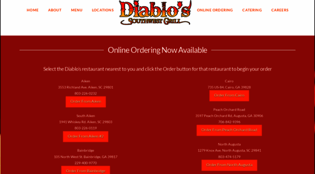 diablossouthwestgrill.com