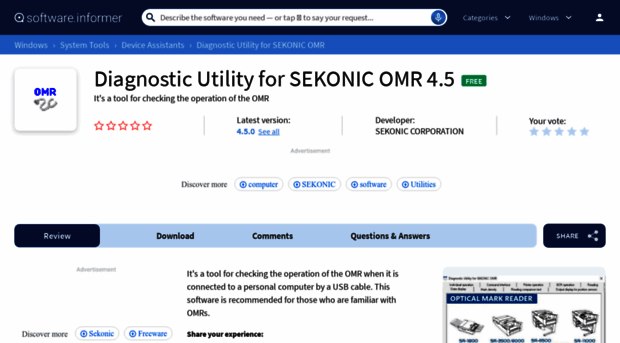 diagnostic-utility-for-sekonic-omr.software.informer.com