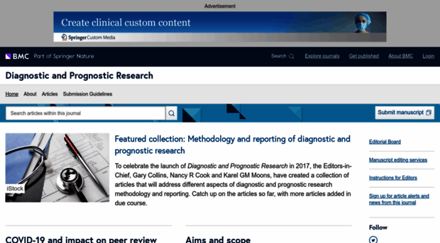 diagnprognres.biomedcentral.com