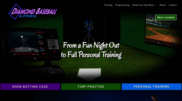 diamondbaseballandfitness.com