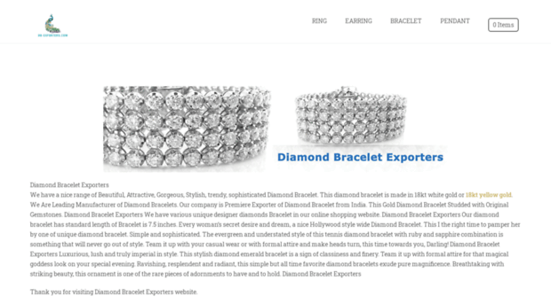 diamondbraceletexporters.com