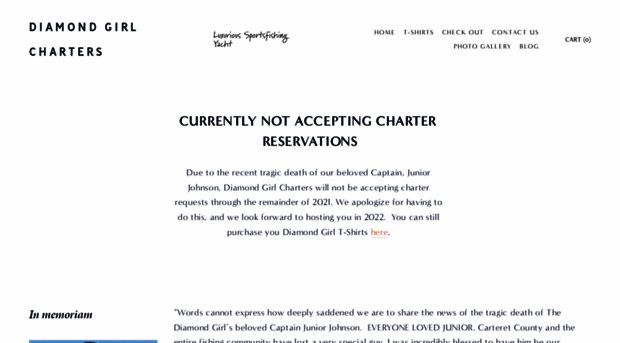 diamondgirlcharters.com