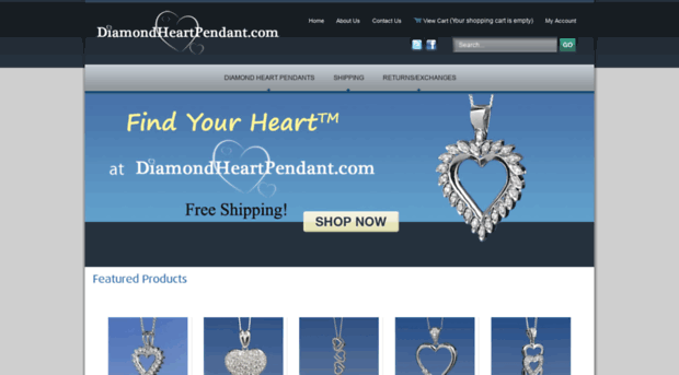 diamondheartpendant.com