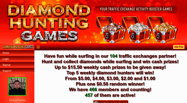 diamondhuntinggames.com